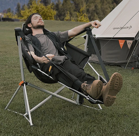 The KingCamp Folding Rocking Chair Hammock: A Symphony of Comfort and Nature