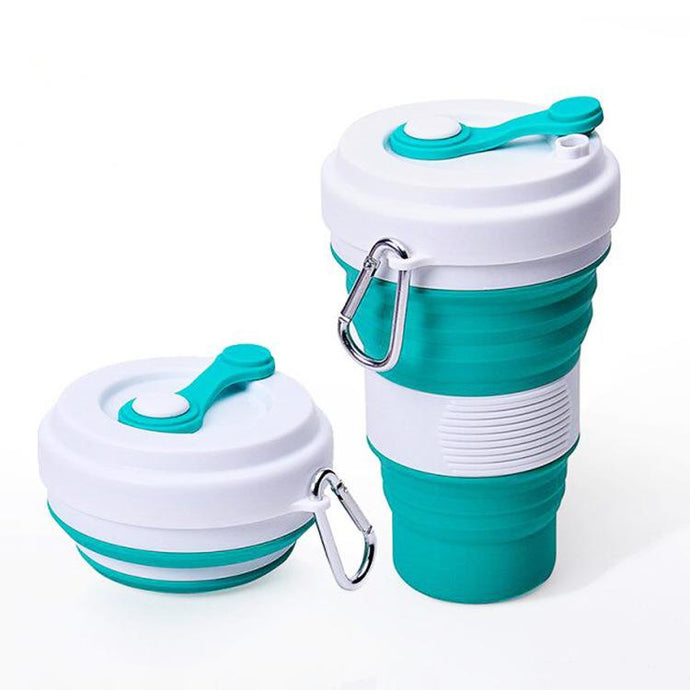 KinWild 3 Adjustable Creative Silicone Travel 550ml Coffee Cup