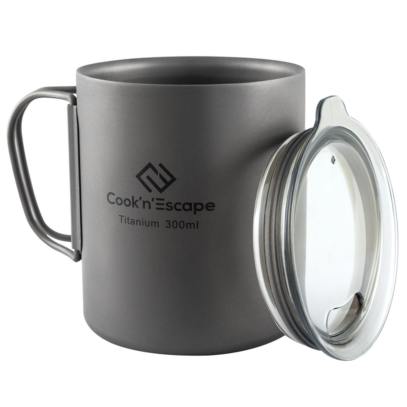 Load image into Gallery viewer, Cook&#39;n&#39;Escape 300ml Titanium Double-Layer Cup
