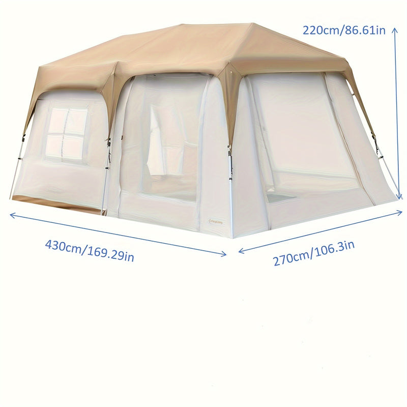 Load image into Gallery viewer, KingCamp MOUNTAIN IN T2 Instant Cabin Tent
