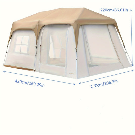 KingCamp MOUNTAIN IN T2 Instant Cabin Tent