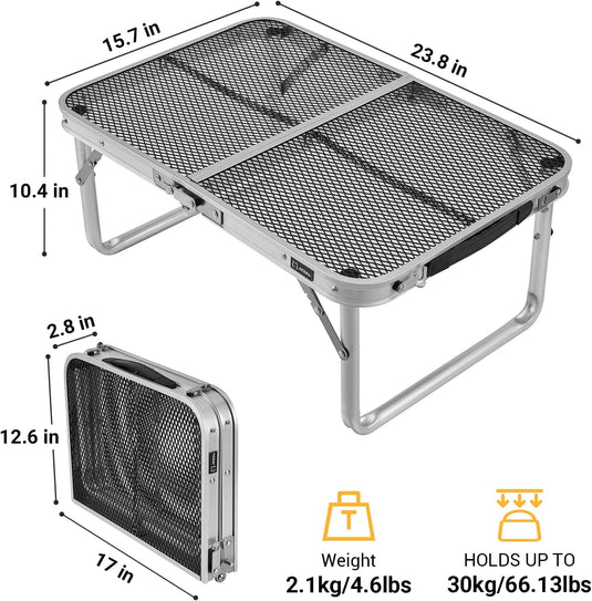 ATEPA Steel Mesh Table Portable Camping Table