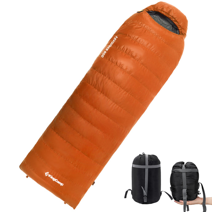 KingCamp FAVOURER 425 Hooded Rectangular Sleeping Bag