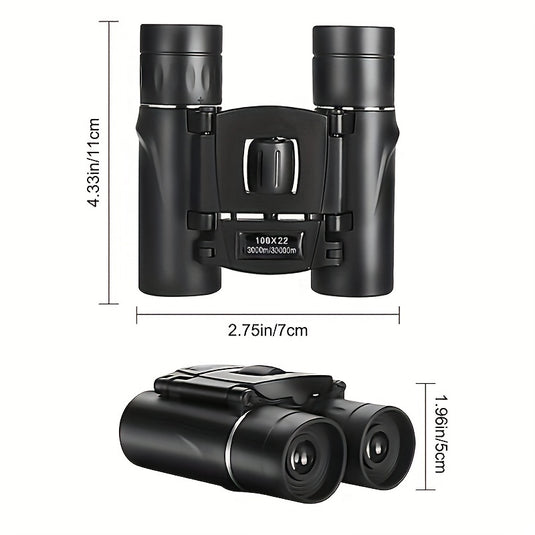 KinWild 100x22 High Definition Telescope Binoculars