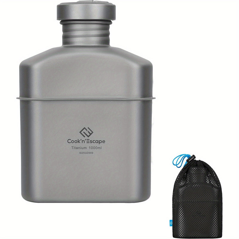 Load image into Gallery viewer, Cook&#39;n&#39;Escape Titanium Canteen, 3.3 gal (1 L)
