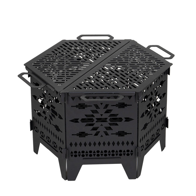 WKOOSON Totem Portable Wood Burning Fire Pit