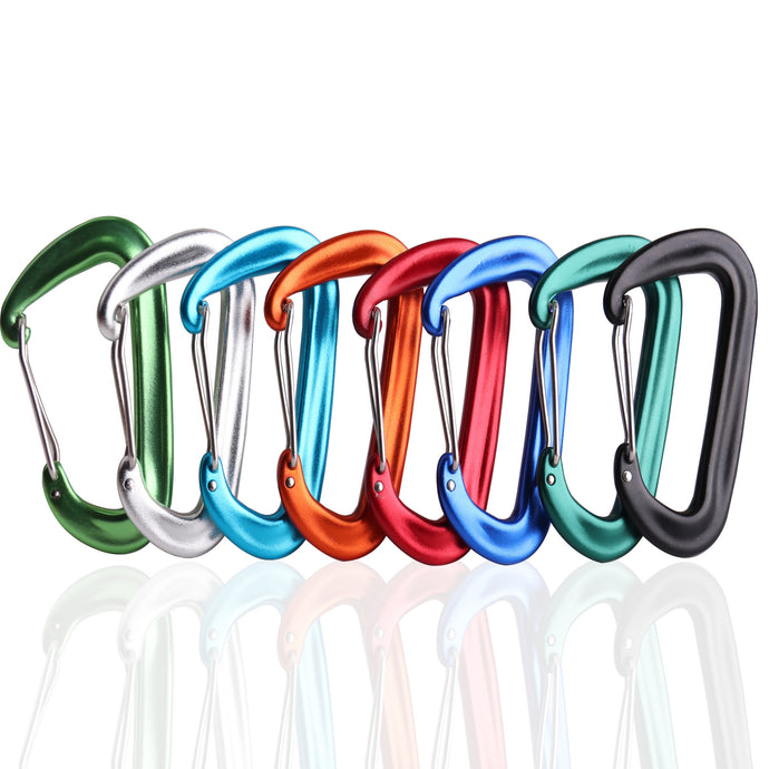 GeneTac Outdoor D-shaped Carabiner Hook 5pcs