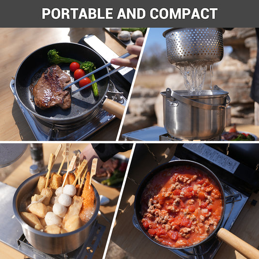 KingCamp Stainless Steel Cookware Set