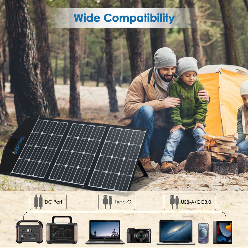 Load image into Gallery viewer, ACOPOWER Portable Solar Panel Foldable Solar Panel Suitcase
