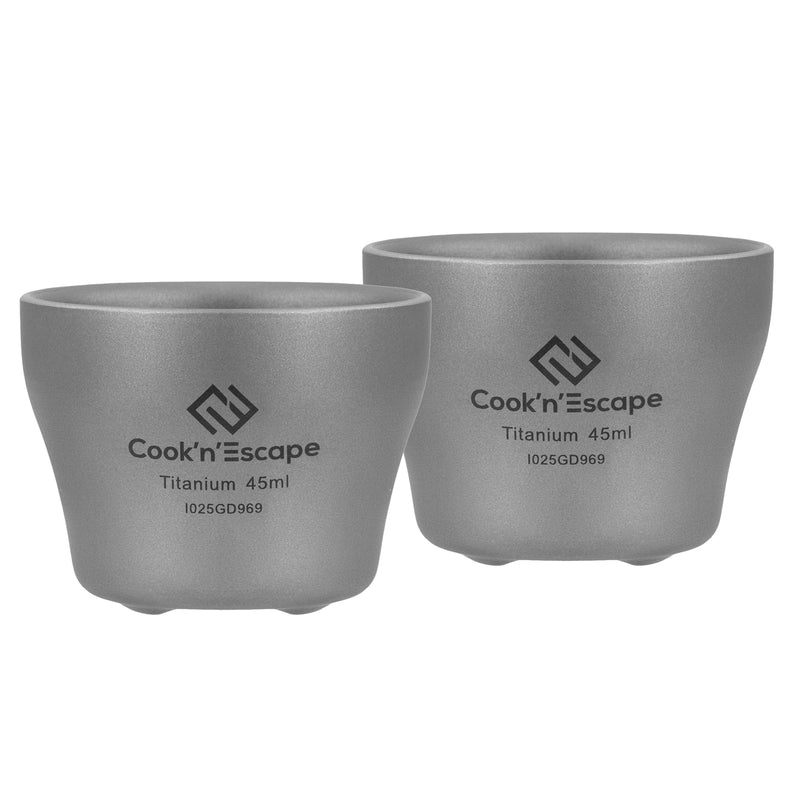 Load image into Gallery viewer, Cook&#39;n&#39;Escape Polar Night Drinking Cups Titanium Drinking Cups
