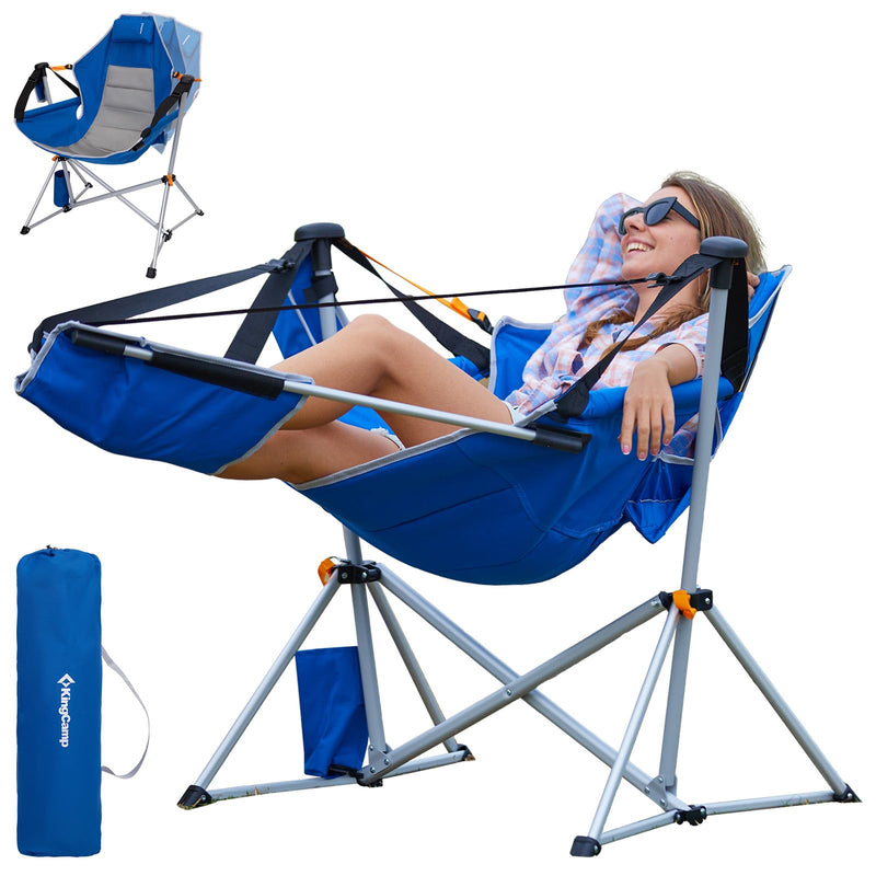 Load image into Gallery viewer, KingCamp ORCHID C20 Folding Rocking Chair Hammock Camping Chair
