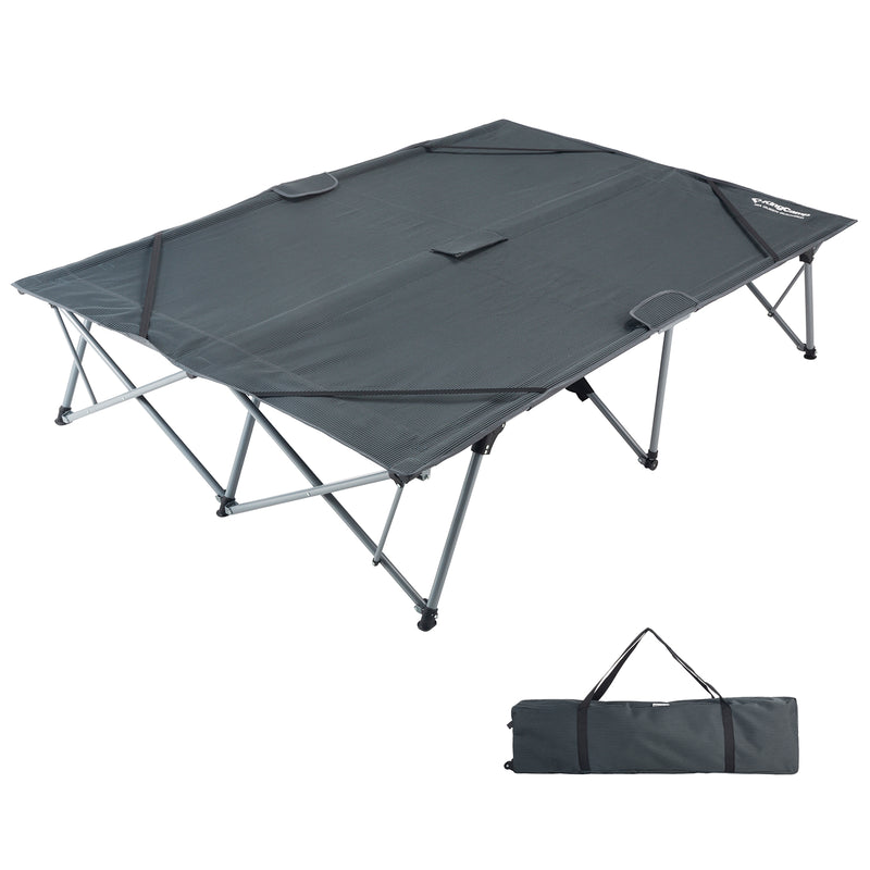 Load image into Gallery viewer, KingCamp Deluxe Double Folding Camping Cot
