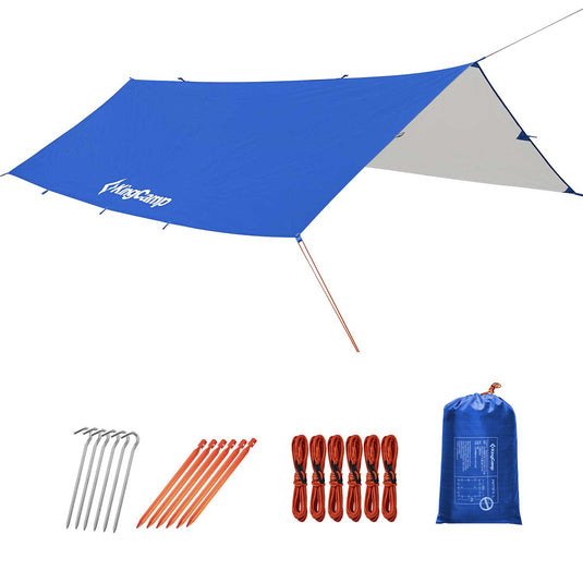 KingCamp Camping Tent Tarp Blue