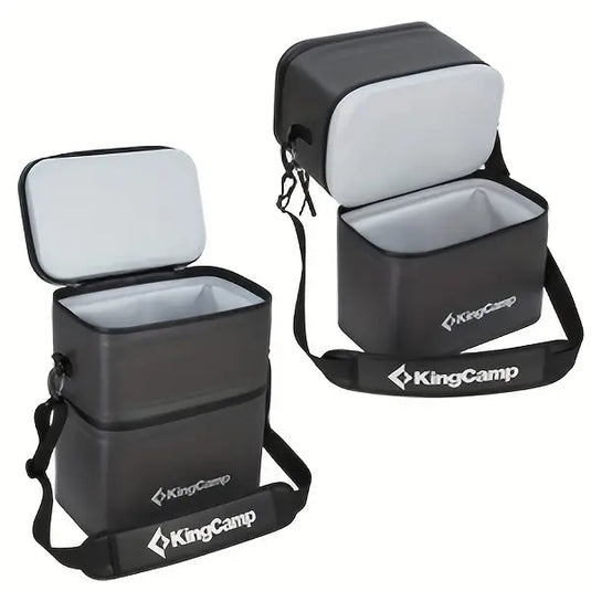 KingCamp LINDEMAN Double Layer Cooler Bag Insulated Leak Proof Soft Cooler Bag