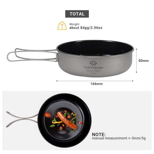 Cook'n'Escape Titanium Frying Pan