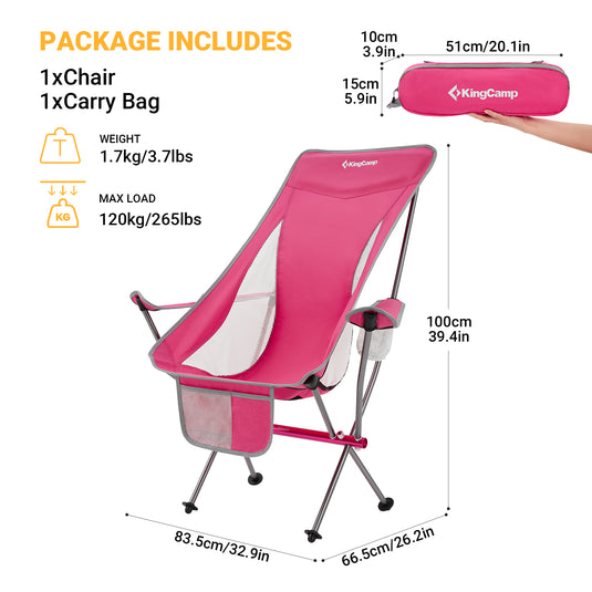 KingCamp CAMELLIA Ultralight Armchair