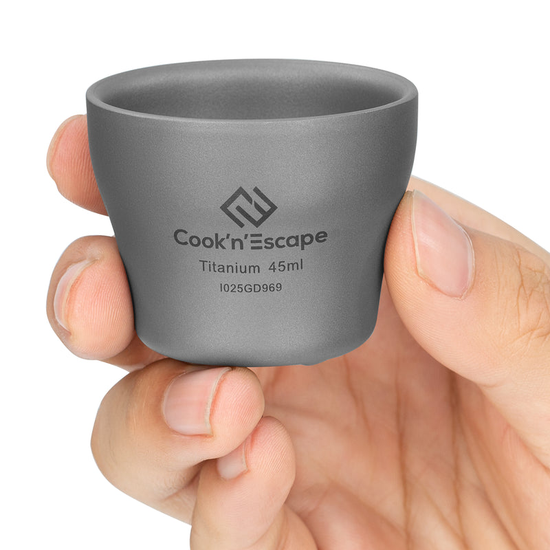 Load image into Gallery viewer, Cook&#39;n&#39;Escape Polar Night Drinking Cups Titanium Drinking Cups
