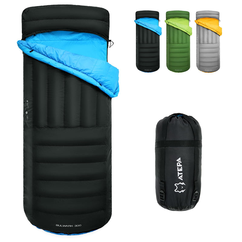 Load image into Gallery viewer, ATEPA BULWARK 300 Down Sleeping Bag-Envelope With Hood
