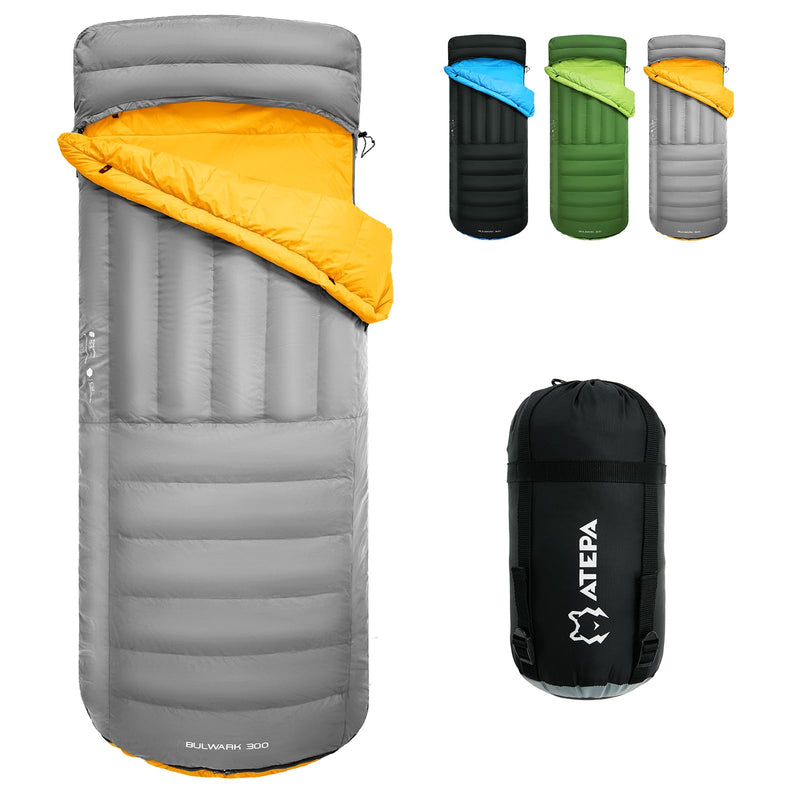 Load image into Gallery viewer, ATEPA BULWARK 300 Down Sleeping Bag-Envelope With Hood
