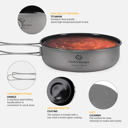 Cook'n'Escape Titanium Frying Pan