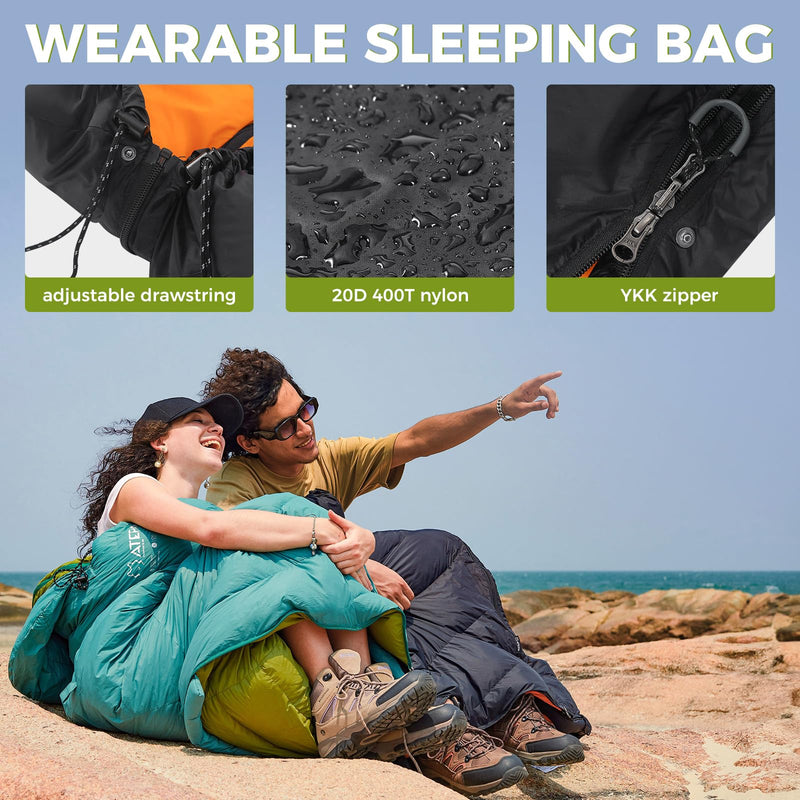 Load image into Gallery viewer, ATEPA Coldmaster Down Sleeping Bag Ultralight Sleeping Bag
