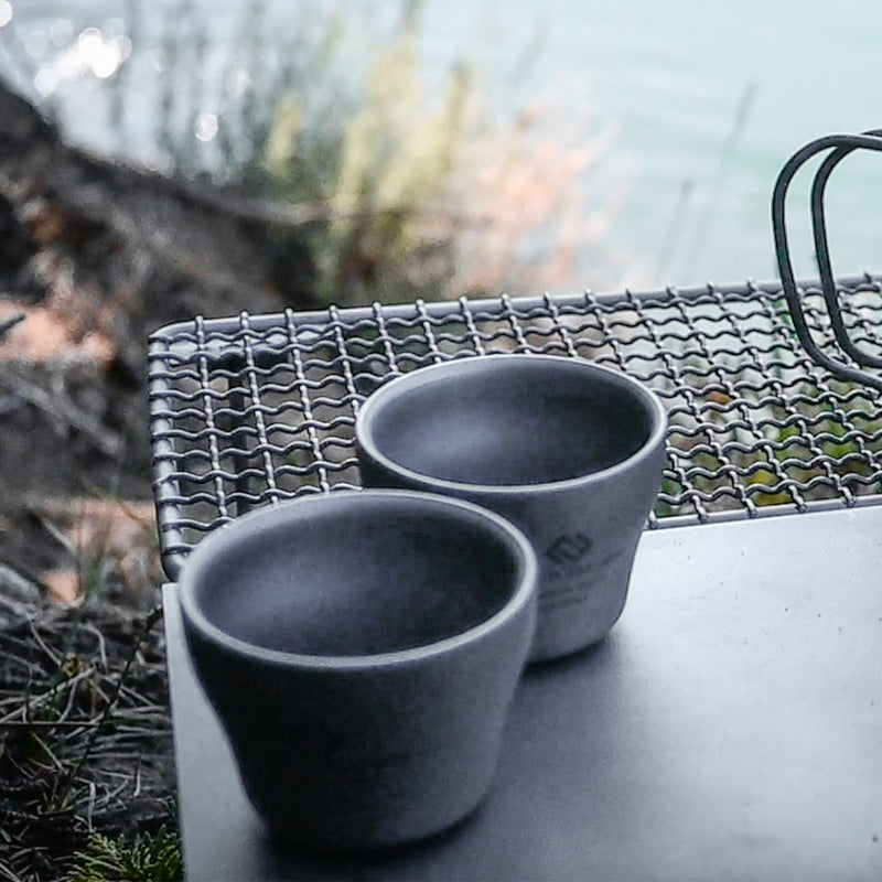 Load image into Gallery viewer, Cook&#39;n&#39;Escape Polar Night Drinking Cups Titanium Drinking Cups
