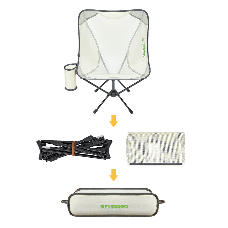 Load image into Gallery viewer, FUNDANGO Ultralight Portable Low-Back Camping Chairs
