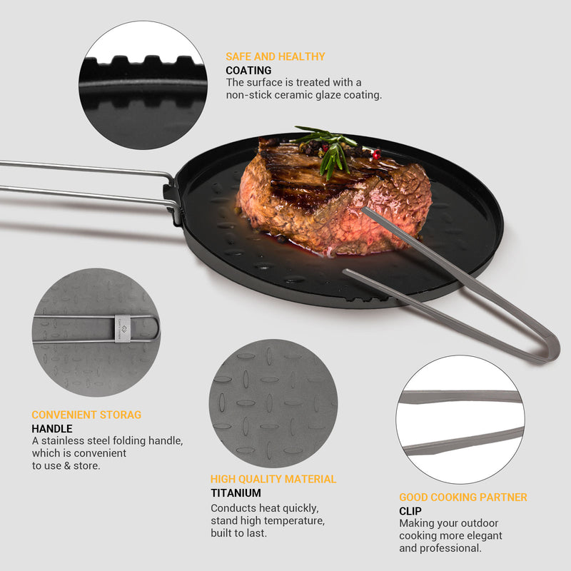 Load image into Gallery viewer, Cook&#39;n&#39;Escape Titanium Grill Pan
