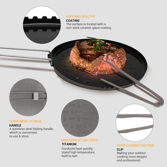 Cook'n'Escape Titanium Grill Pan