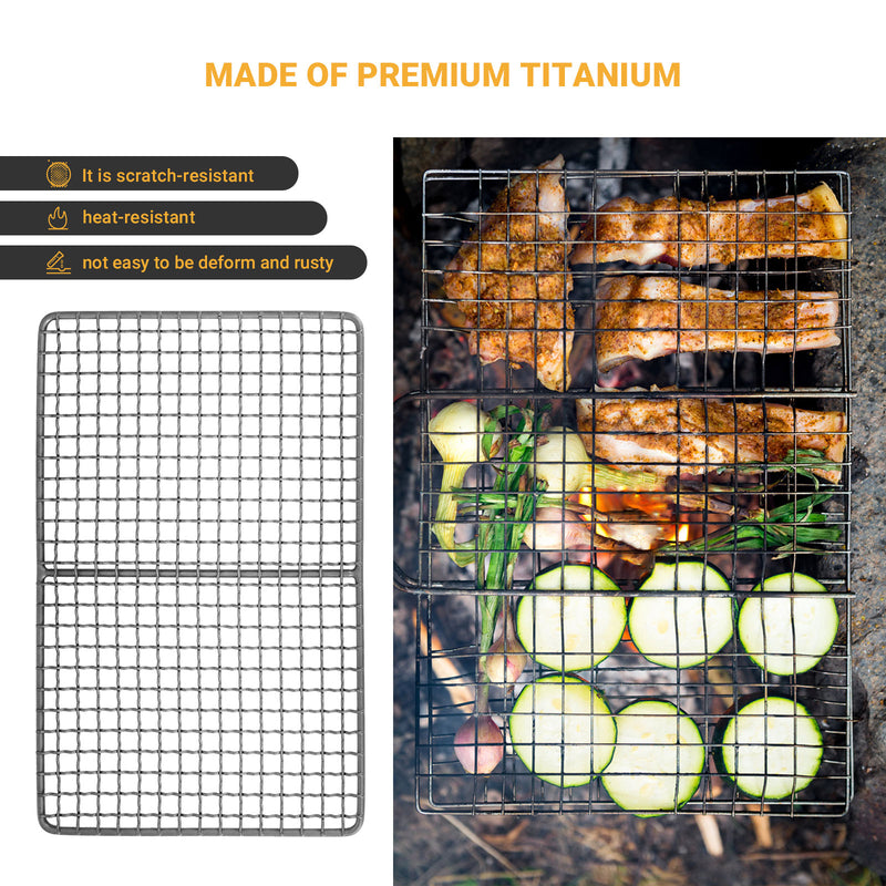 Load image into Gallery viewer, Cook&#39;n&#39;Escape Fireskill -Titanium Suspenable Grill Titanium Grill
