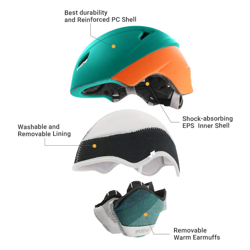 Load image into Gallery viewer, REV SPORTS Ski Helmet - with ASTM Certified Safety
