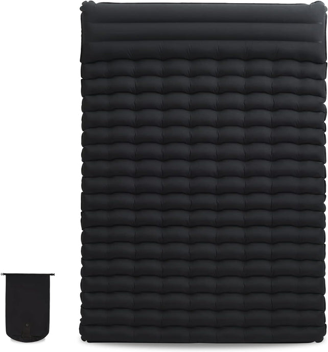 Double Sleeping Pad With Built-In Pillow