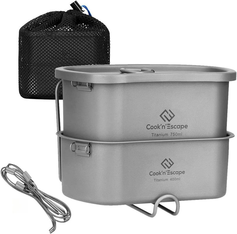 Load image into Gallery viewer, Cook&#39;n&#39;Escape Titanium Camping Kit
