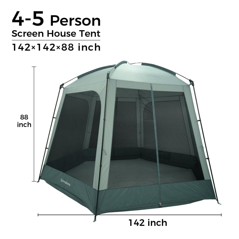 Load image into Gallery viewer, KingCamp CAIRO 6-Sided Screen Gauze Tent For 4-5 Person
