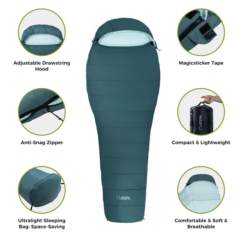 Load image into Gallery viewer, ATEPA KIMBERLEY 250 Men&#39;s Sleeping Bag
