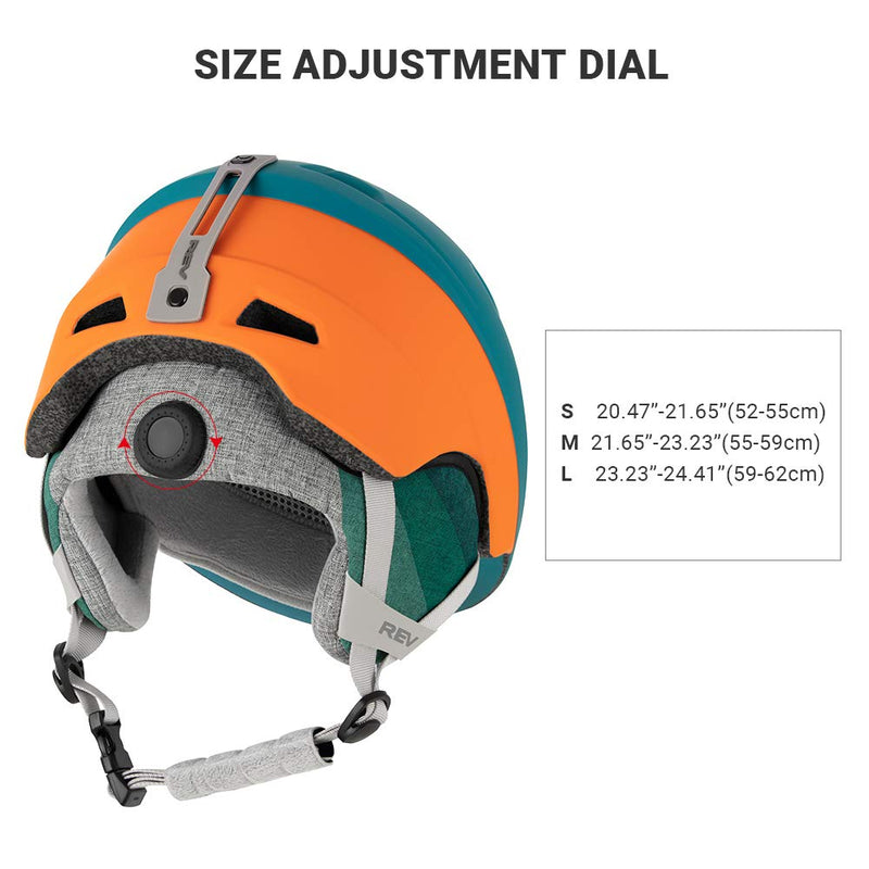 Load image into Gallery viewer, REV SPORTS Ski Helmet - with ASTM Certified Safety
