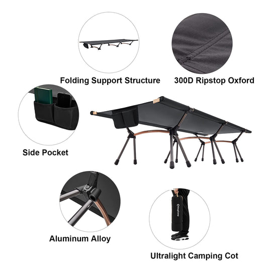 KingCamp GINKGO Ultralight Camping Cot