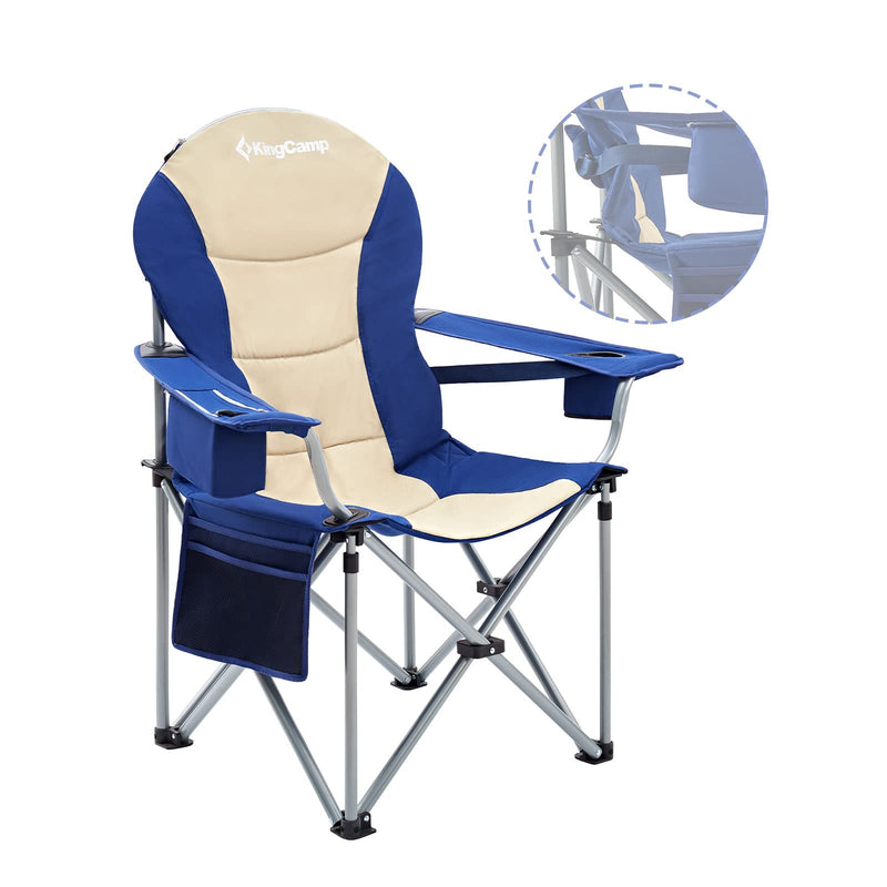 Load image into Gallery viewer, KingCamp Camping Armchair Heavy Duty Ergonomic Padded Arm Chair
