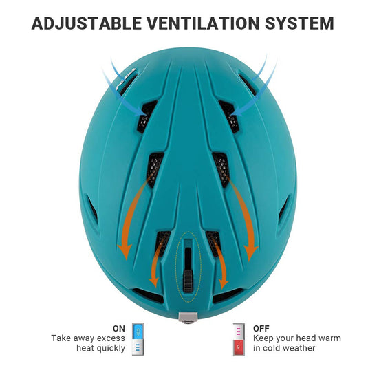 REV SPORTS Ski Helmet - with ASTM Certified Safety