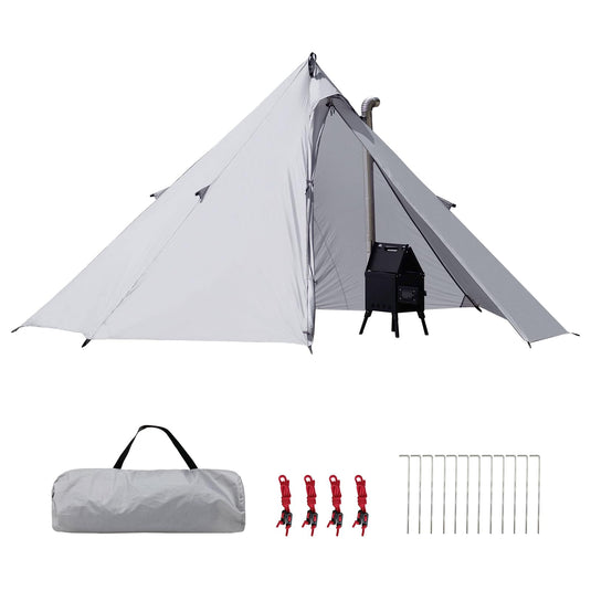 ATEPA BRESCIA 1-Person Ultralight Camping Tent with Stove Jack