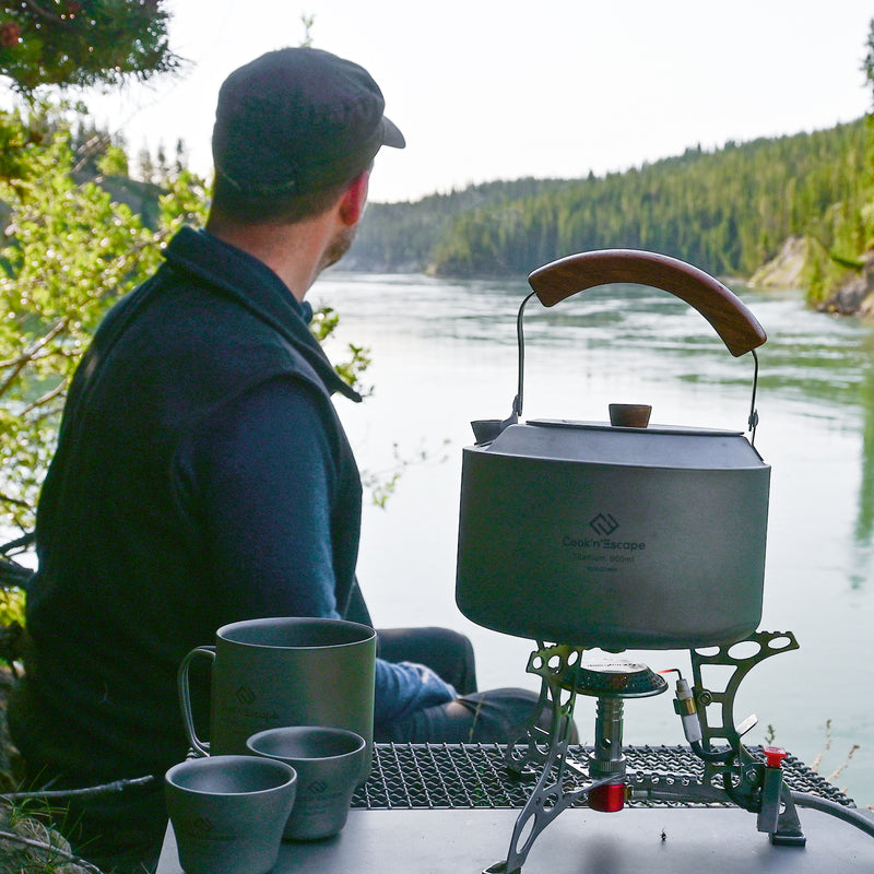 Load image into Gallery viewer, Cook&#39;n&#39;Escape Polar Night Drinking Cups Titanium Drinking Cups
