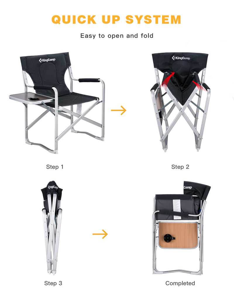 Load image into Gallery viewer, KingCamp Foldable Director&#39;s Chair
