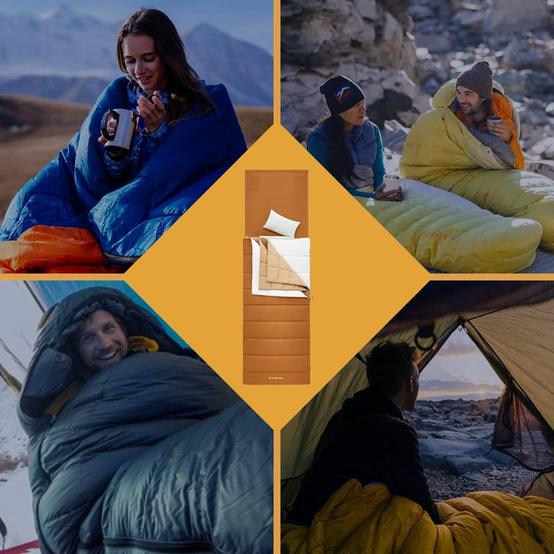 Load image into Gallery viewer, KingCamp GRASSY 600 3 in 1 Sleeping Bag
