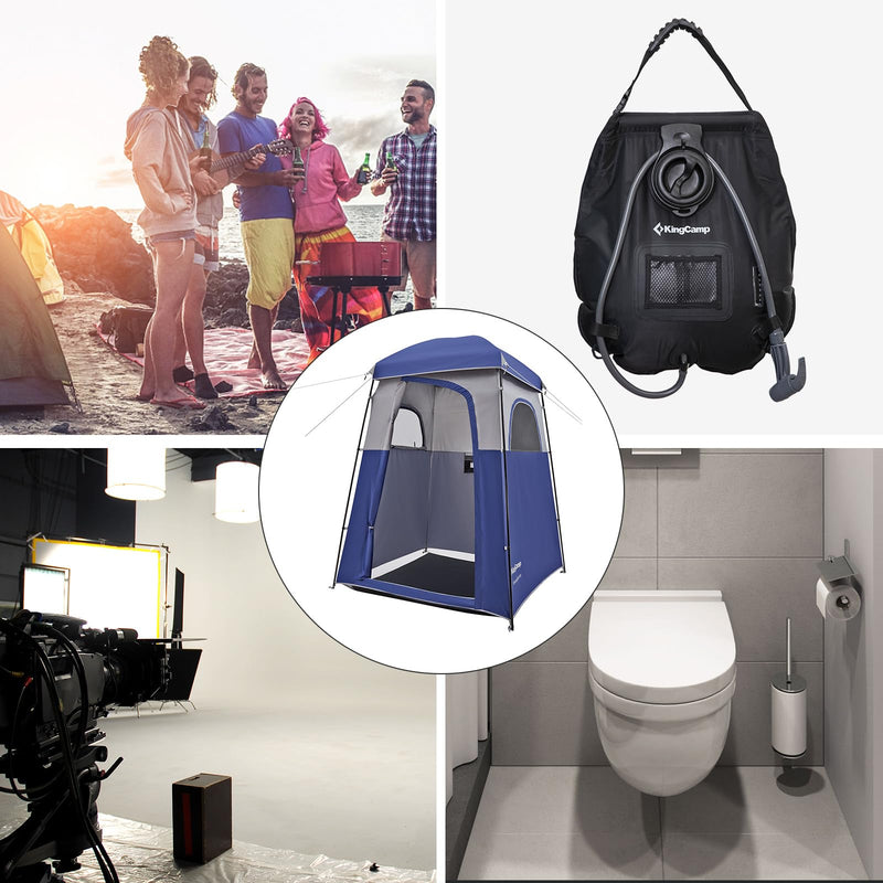 Load image into Gallery viewer, KingCamp MARASUSA Oversize Camping Shower Tent 1/2 Room Outdoor Toilet Tent
