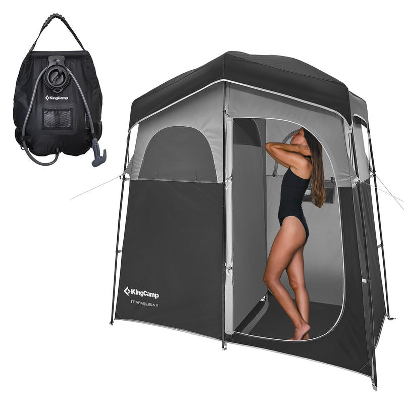 Load image into Gallery viewer, KingCamp MARASUSA Oversize Camping Shower Tent 1/2 Room Outdoor Toilet Tent
