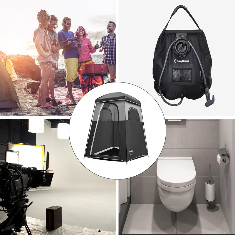 Load image into Gallery viewer, KingCamp MARASUSA Oversize Camping Shower Tent 1 Room Outdoor Toilet Tent
