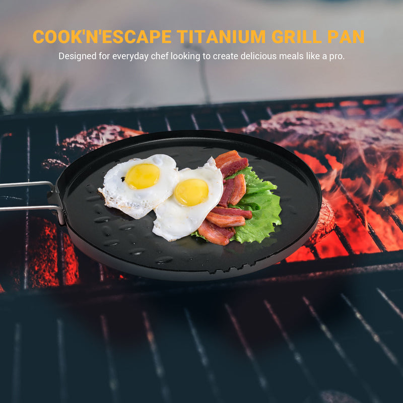 Load image into Gallery viewer, Cook&#39;n&#39;Escape Titanium Grill Pan
