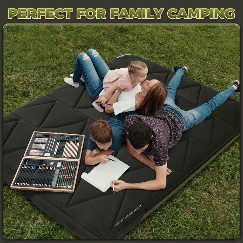 Load image into Gallery viewer, KingCamp GORGEOUS DOUBLE 17 Double Air Pad Inflatable Camping Mattress
