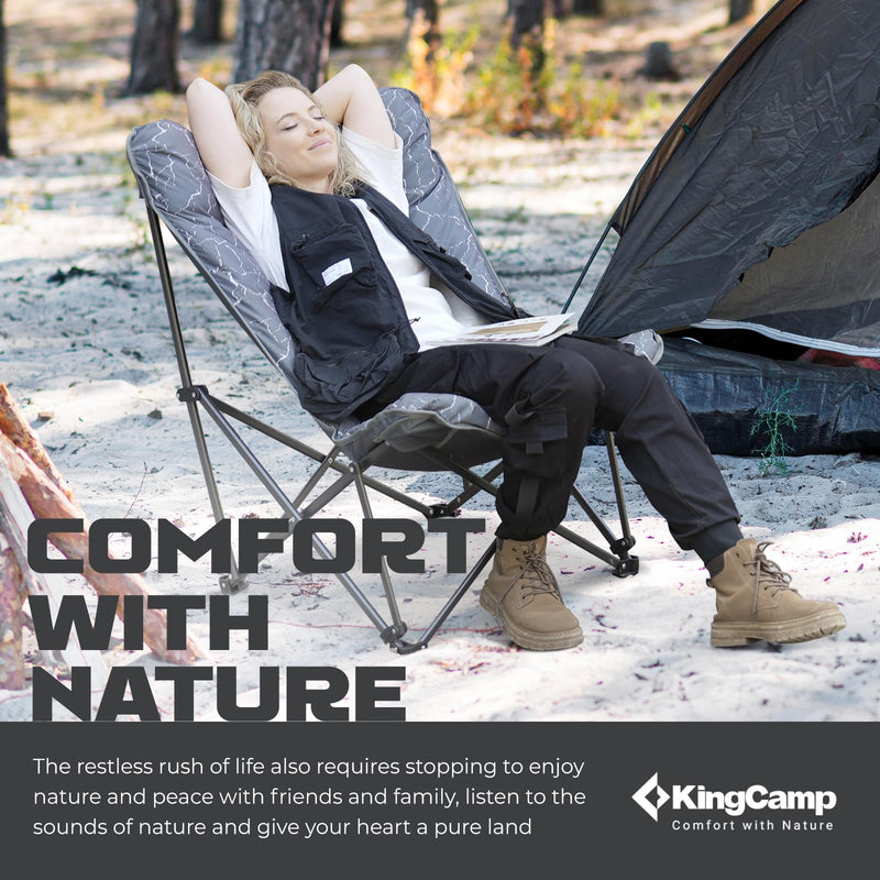 Load image into Gallery viewer, KingCamp C20 B Oversized Butterfly Camp Chair
