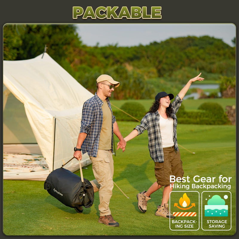 Load image into Gallery viewer, KingCamp GORGEOUS DOUBLE 17 Double Air Pad Inflatable Camping Mattress
